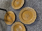 Pier 1 Harvest Gold Grapes Stoneware Dinner Plate 10 in Microwave/DW Safe — photo 3
