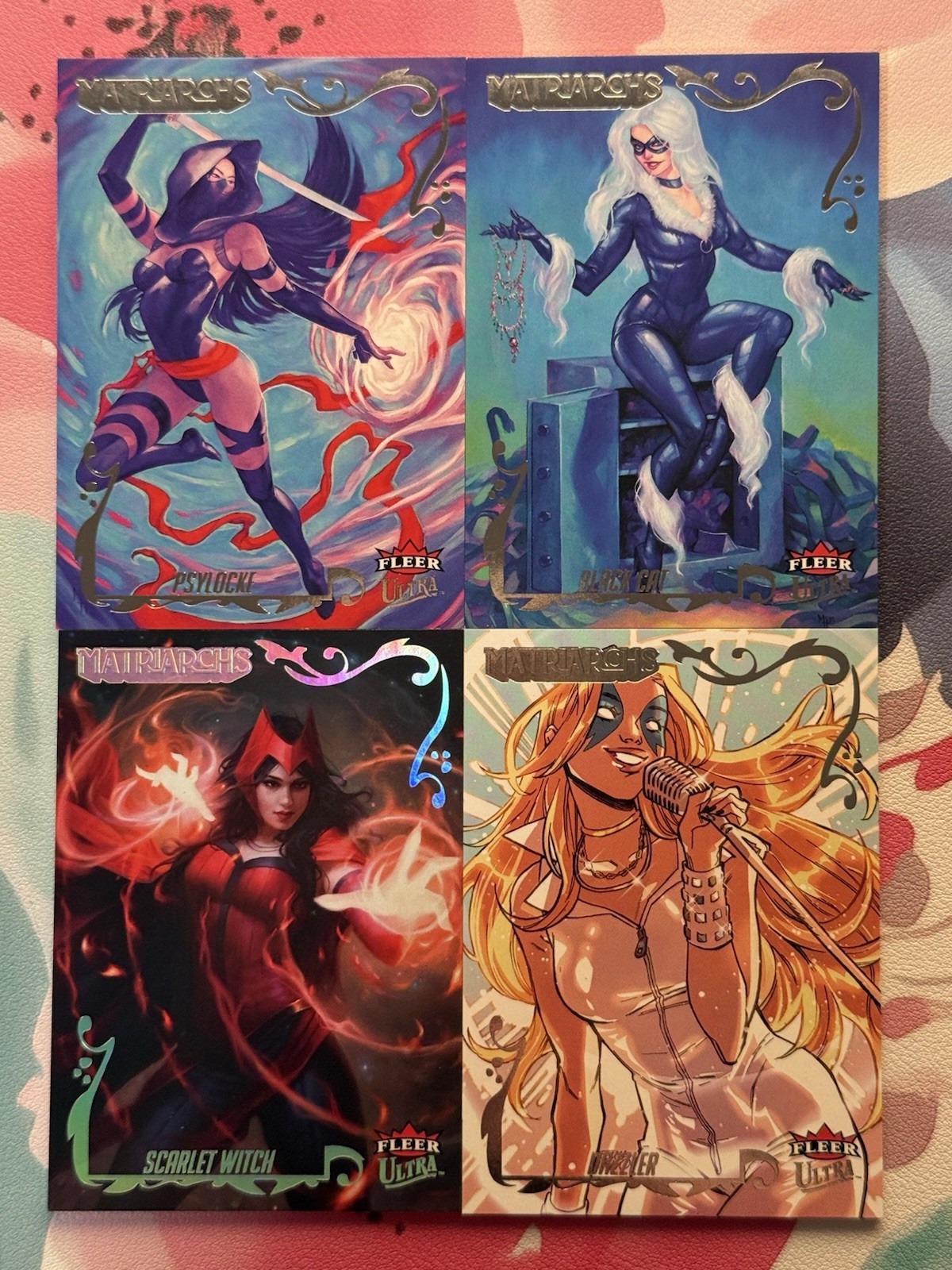 2024 Fleer Ultra Matriarchs of Marvel Base Silver Classic Cards #1-100 You Pick!
