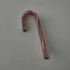 Mosser Glass Red Swirled Candy Cane