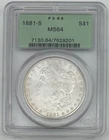 1881-S Morgan Silver Dollar PCGS MS64 OGH Old Green Holder