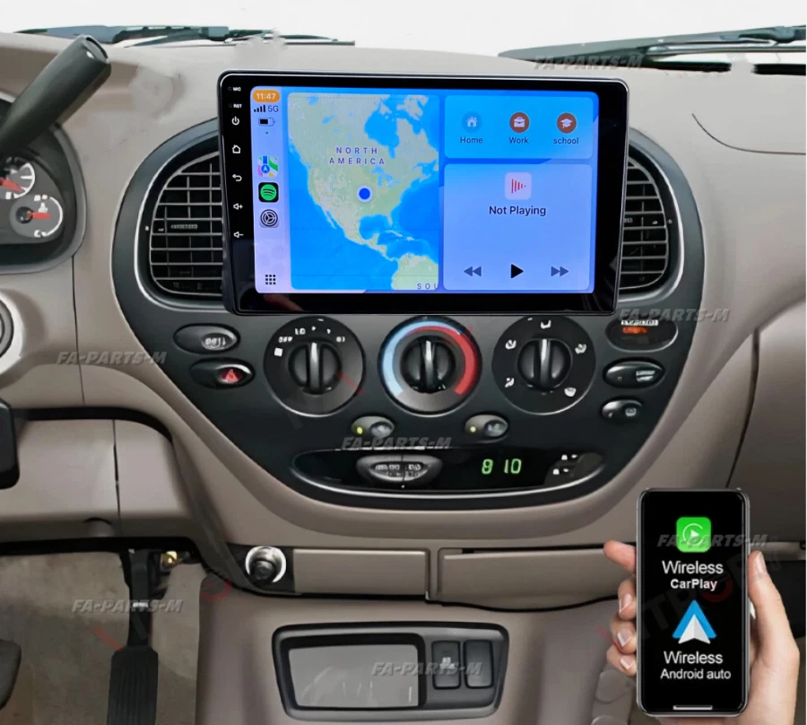 10" For 2000-2006 Toyota Tundra Android 14 Carplay Car Stereo Radio GPS 4+64GB Foto 4 de 4