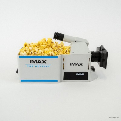 The Odyssey IMAX Film Camera Popcorn Bucket Christopher Nolan Confirmed Preorder