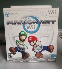 Mario Kart Wii | Nintendo Wii - 2008- New Sealed - Game & Wheel