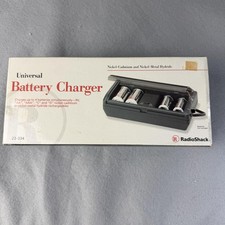 RadioShack Universal Battery Charger 23-334 NiCd NiMH AA AAA C D 9V with Box