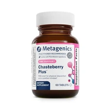 Metagenics Chasteberry Plus Hormone Balance Menopause Menstrual Support 60 Ta...