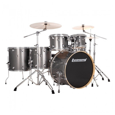 Ludwig Element Evolution 6-Piece Schlagzeug, Platinum
