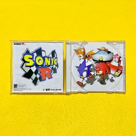 Sonic R Sega Saturn SS Game Japan JP with Case Manual Post card
