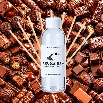 Chocolate Reed Diffuser Oil Refill Vegan Alcohol-Free 3 Sizes