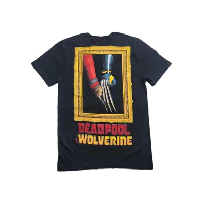 Deadpool Wolverine Graphic T-Shirt  Men's Size Small Best Friends Short Sleeve 
