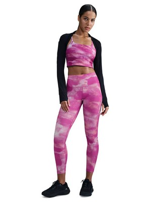 Nike Women's Pants Sz M One Michelle Floral Chalk Pink
