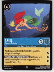 Ariel - Treasure Collector (Ursula's Return 139/204) Super Rare