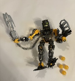 LEGO BIONICLE #8730 Iniki Toa Hewkii Complete w/ Canister Booklet & Spheres