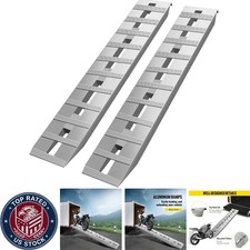 Aluminum Ramps 60  L x 12  W  Lightweight 6000 lbs Capacity for Secure Loading
