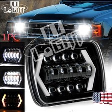 For Toyota Pickup 1982-95 H6054 Black 7x6 Inch Led Headlight Hilo Beam Headlamp For Toyota Pickup 1982-95 H6054 Black 7x6 Inch Led Headlight Hilo Beam Headlamp