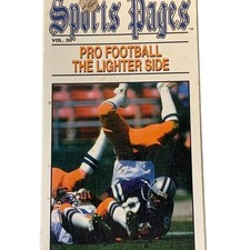 Sports Pages Pro Football VHS Vol. 30 The Lighter Side Vintage