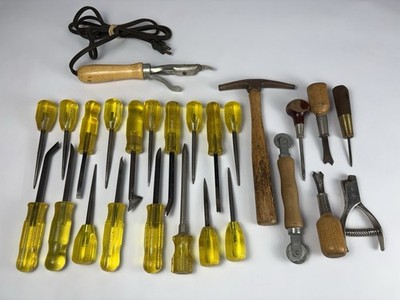 Huge Lot CS Osborne Upholstery Staple Lifter Nail Tack Hammer Remover Tools USA