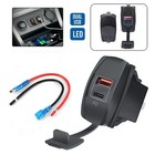 Dustproof and Waterproof Car Double USB Charger Socket for Electronics