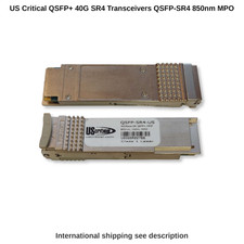 US Critical QSFP+ 40G SR4 Transceivers QSFP-S...