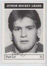 1984-85 Kelowna Wings Junior Hockey Grads Paul Cyr #31 1d3