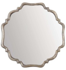 Uttermost 12849 Valentia 33 X 33 inch Oxidized Silver Wall Mirror