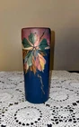 Antique 1920s Weller Hudson Art Pottery Matte Blue 8.5”