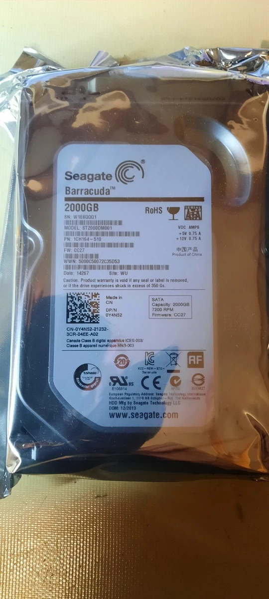 Seagate Barracuda St2000dm001 2tb for sale | eBay