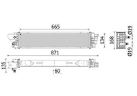 1X Mahle CI 664 000P LadeluftküHler FüR Renault