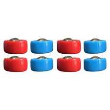 8Pcs Shuffleboard Pucks Set 0.75 inch Shuffleboard Curling Accessories for Kids