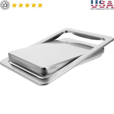 Stainless Steel Embedded Trash Chute Lid Countertop Kitchen Bathroom Office Use