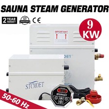 9KW Steam Generator Bath Home SPA Sauna Humidifier 220V ST-135M Controller