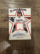 Jordan Kurz Signature Materials 2025 Stars and Stripes USA Baseball #SSM-JK