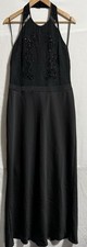 Next Black Formal Long Maxi Dress Size 16