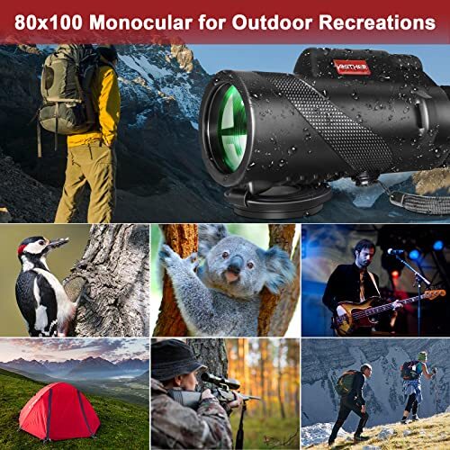 Monocular Telescope for Smartphones - High Powered HD Monocular with 80x100 - Bild 6 von 6