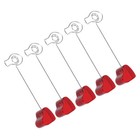 5 Pcs Liebesbriefhalter Kind Kartenhalter Stehen Desktop-Memohalter