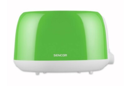 Sencor Toaster 2-Slice Bright Green Anti Slip Feet Heat Insulated Outer Case New