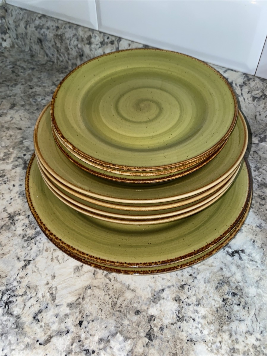 Thomson Pottery Dishes 6 Thompson Pottery BIRDHOUSE Side Plates Salad