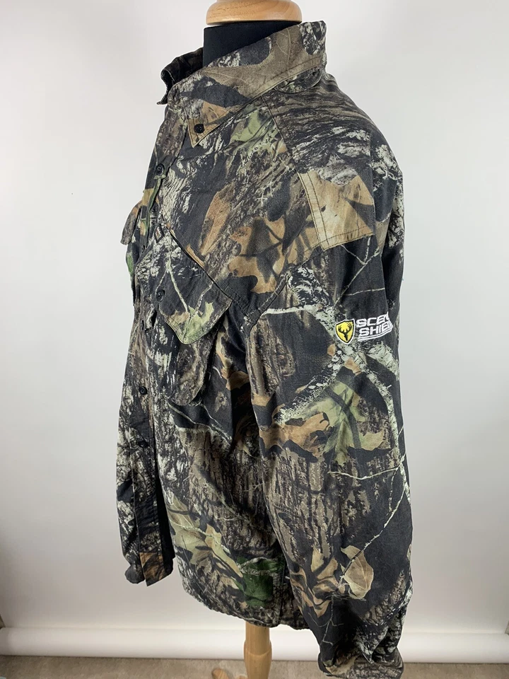 Guide Series Size L Hunting Scent Shield Mossy Oak Shirt/Pants-2277 - Image 3 of 4