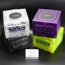 Nintendo GameCube Translucent Clear Shell Console NTSC U-C/J Region Switch Mod