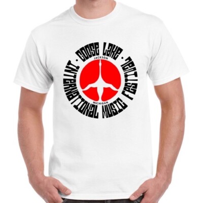 Goose Lake Michigan Rock Festival Musik Vintage ideales Geschenk Unisex T-Shirt 2793