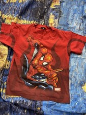 VINTAGE 2004 SPIDER-MAN Marvel Comics T-Shirt YOUTH S 5-6 Y2K H20