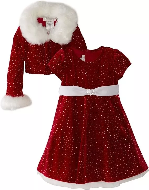 Bonnie jean baby store christmas dresses