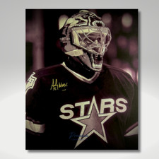 ANDY MOOG Dallas Stars Autographed 16x20 Photo
