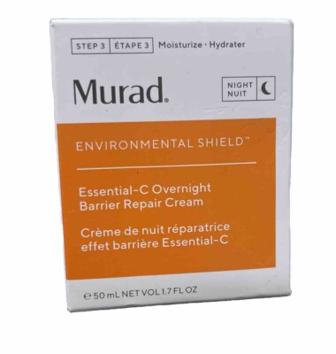 Murad Essential-C Overnight Barrier Repair Cream 1.7 oz New In Box