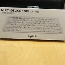 Logitech Bluetooth Keyboard Multi-Device K380 For MAC  (920-009729) WHITE New