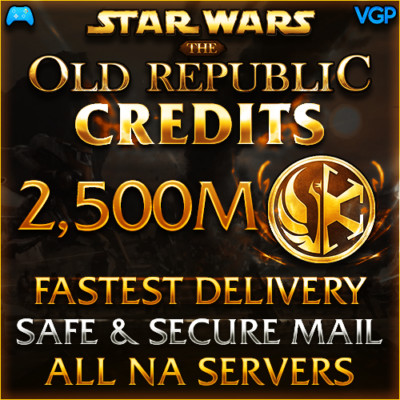SWTOR Credits Star Wars the Old Republic Credit  2500M  USA-Based 24h Service
