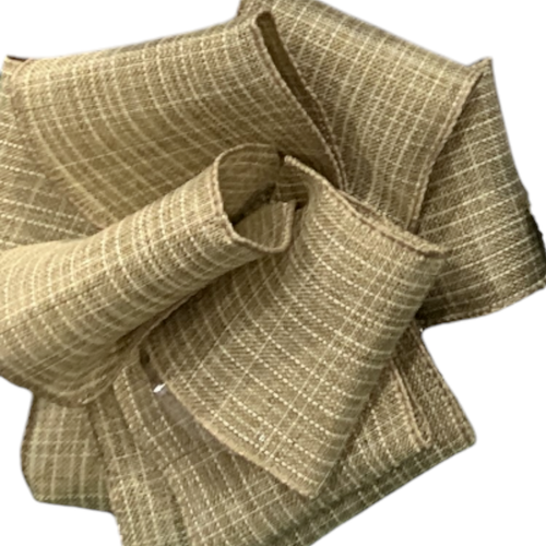 Kirkland Wire Edge Ribbon Tan Beige 50 Yards Roll RARE Bow Gift Wrap Burlap 2.5" - Picture 2 of 24