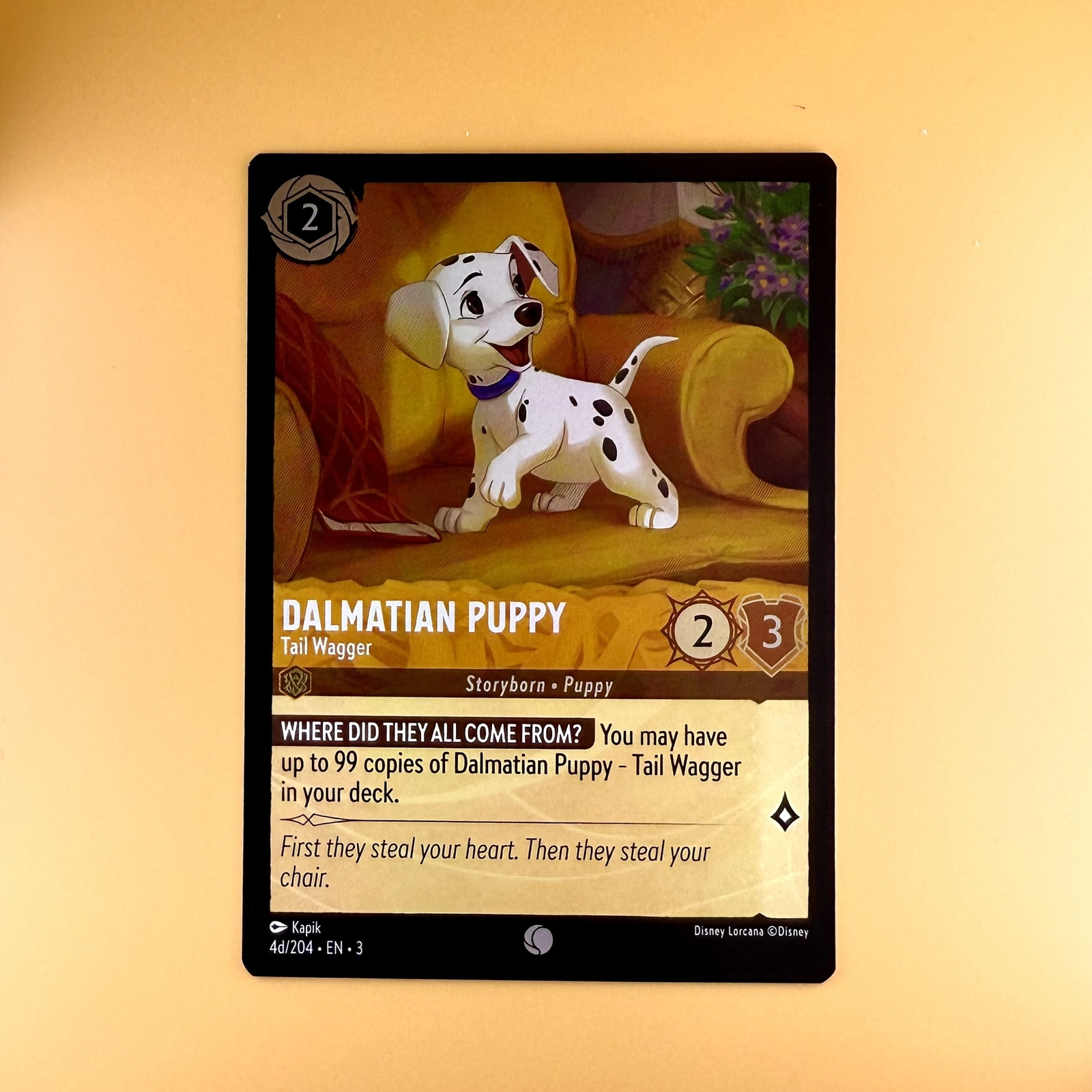 Dalmatian Puppy - Tail Wagger | Disney Lorcana Into the Inklands | 4/204  FOIL