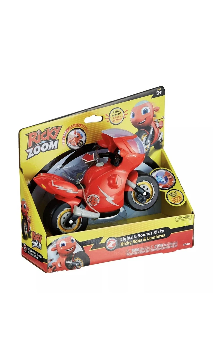 Ricky Zoom Toy Motorcycle with Light and Sounds Fast Same Day