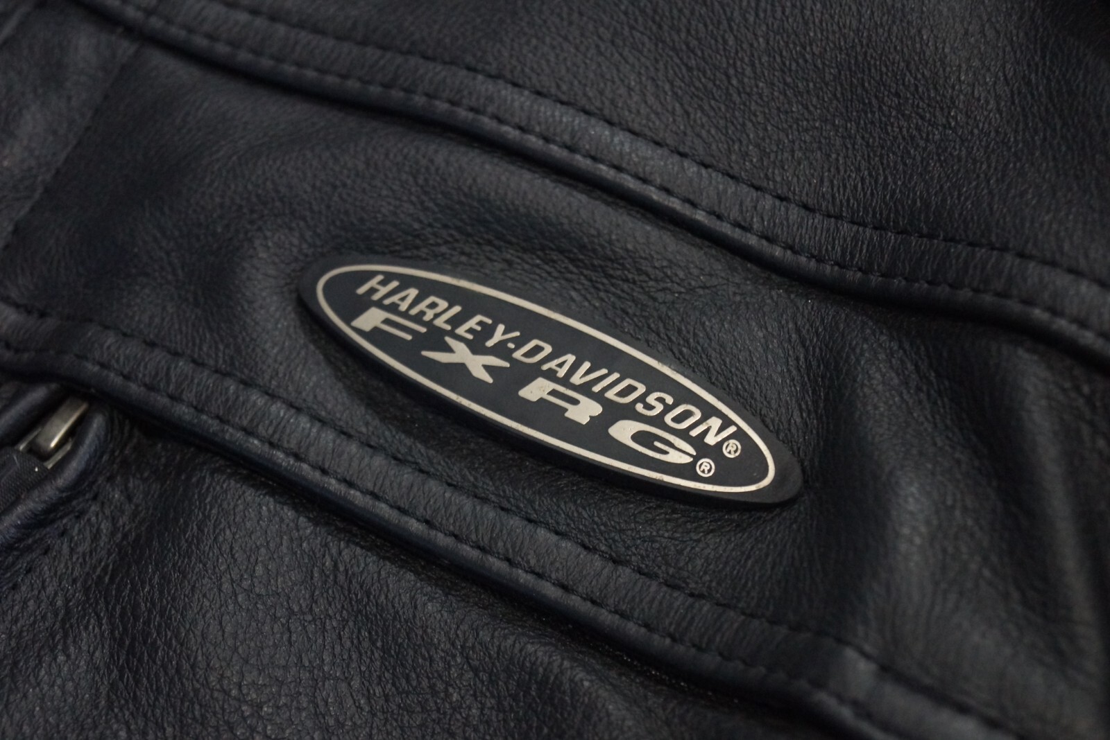 Harley Davidson Men's FXRG Black Leather Jacket Pockets Armor M 3in1 98040-12VM image 6