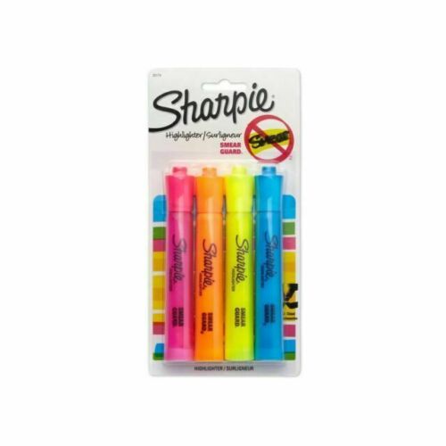 Sharpie Accent Highlighters Assorted Colors Pack of 4 | eBay